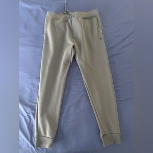 Gray sweatpants joggers mens polo excellent